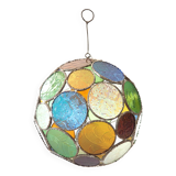 Multicolored ball glassware pendant lamp
