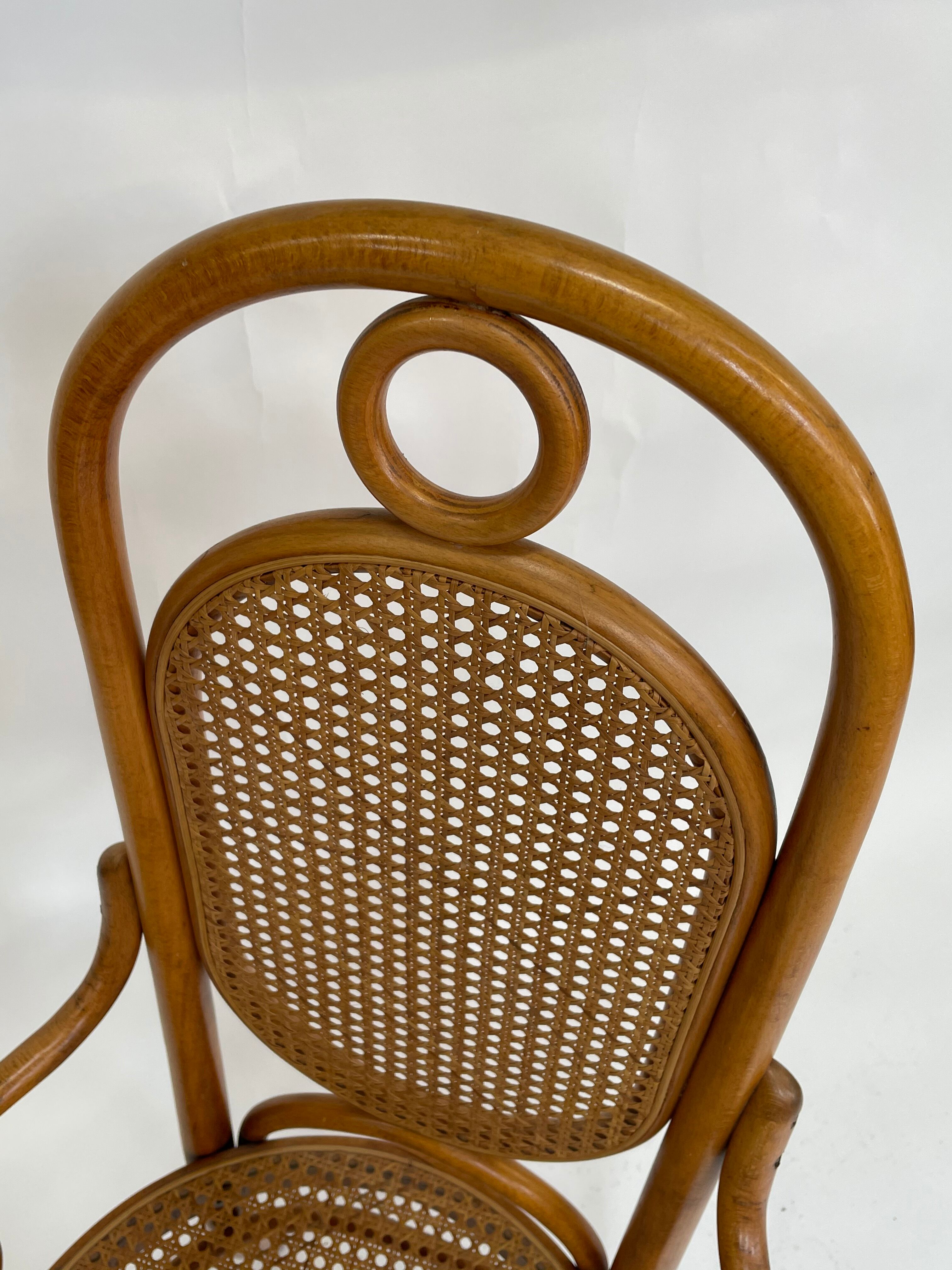 Sculptural bendwood side chair model