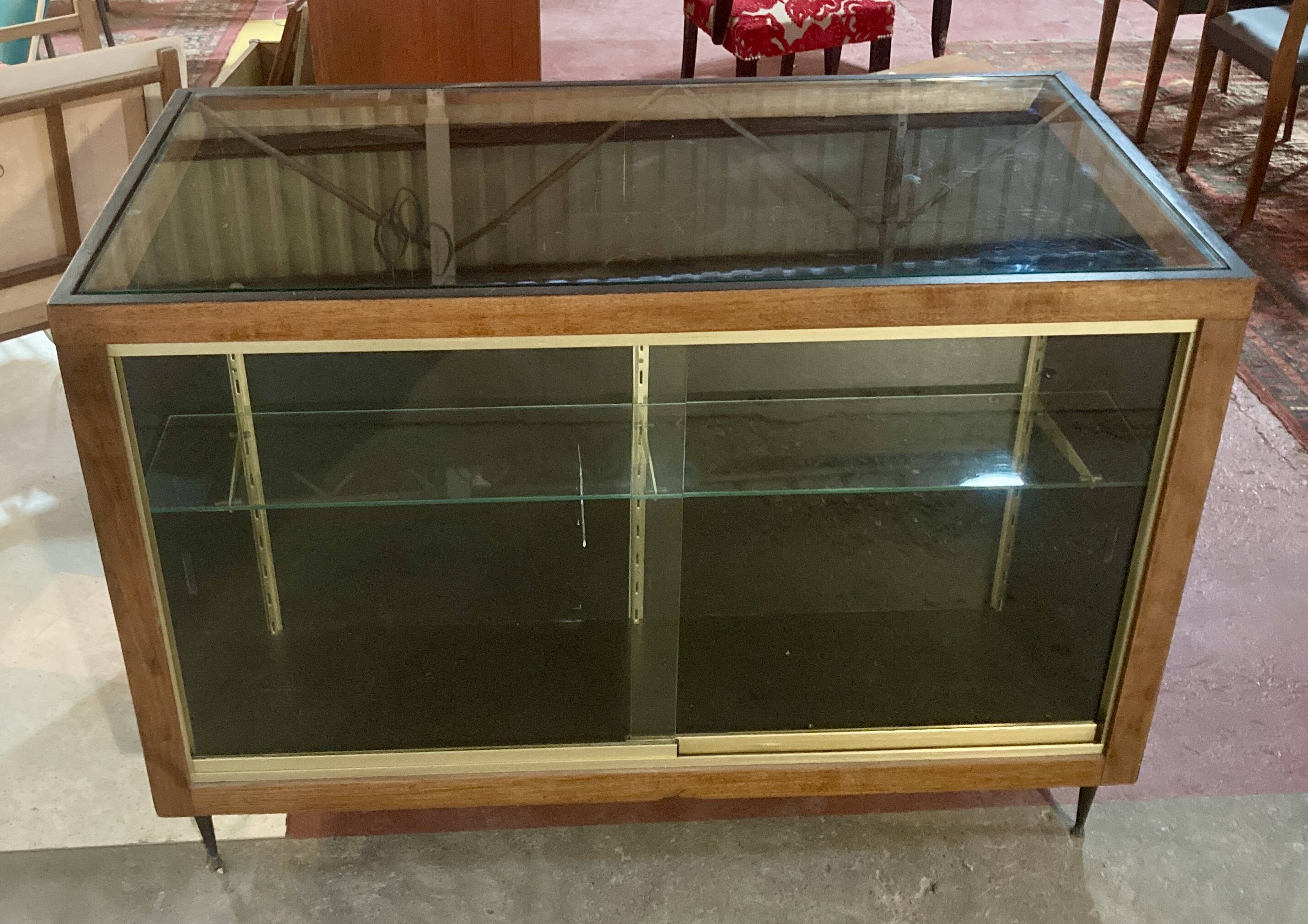 Vitrine de bijoutier - meuble de métier - vintage