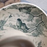 Snow gravy boat sarreguemines u& cie