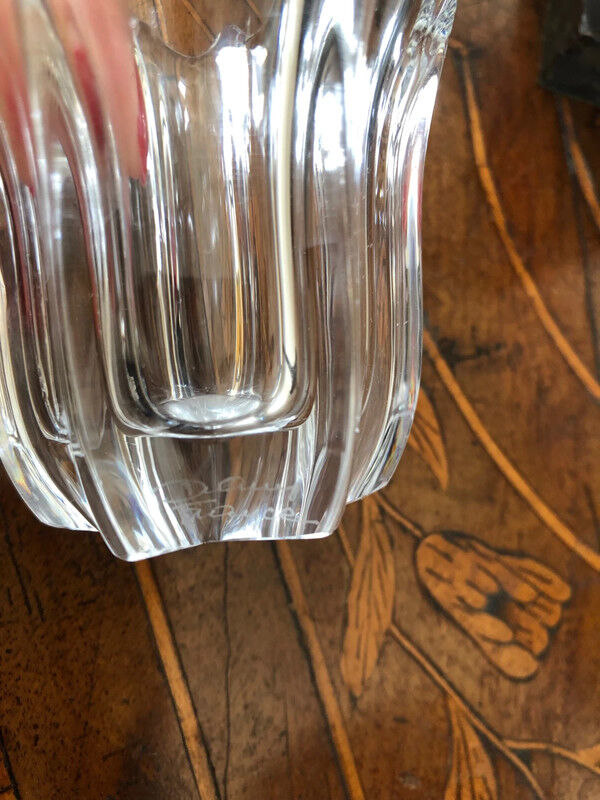 Crystal vase daum france