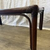 Table basse en rotin