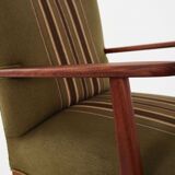 Armchair, teak construction, Scandinavian design of the 70s