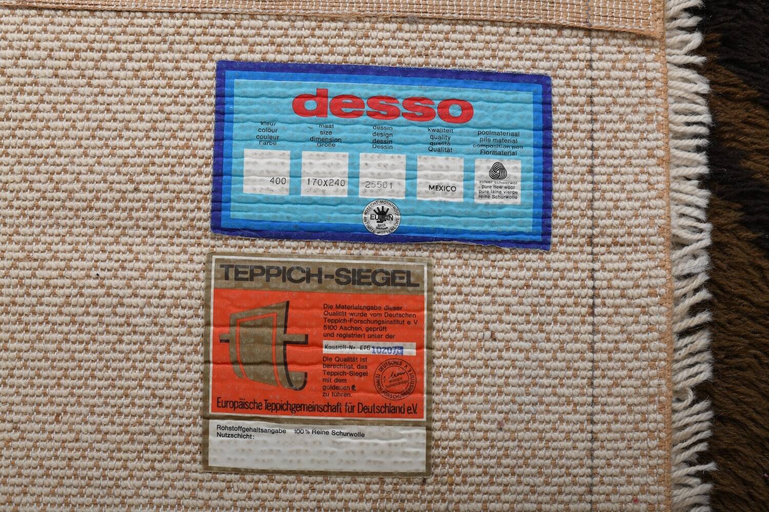 Vintage Carpet by Desso 1960s/70s