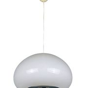 Black and White Pendant by Achille and Pier Giacomo Castiglioni for Flos, 1965