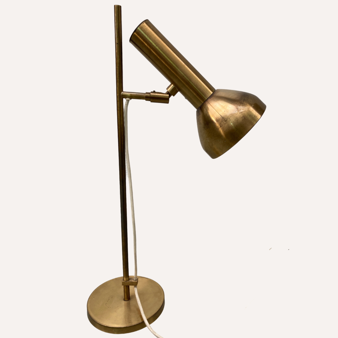 Brass desk or table lamp by Koch & Lowy for OMI, Germany 1960s-1970s