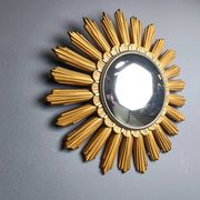 Vintage sunburst mirror, 1960s