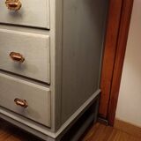 Commode bois patinée