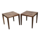 Pair of Severin Hansen Side Tables for Haslev Møbelfabrik, 1960s