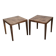 Pair of Severin Hansen Side Tables for Haslev Møbelfabrik, 1960s