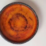 2x Vintage Fat Lava Schaal door Jan van Erp 1960's.