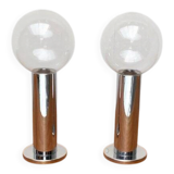 German vintage ceiling lamp Space Age by Motoko Ishii for Staff, 1970s, set of 2