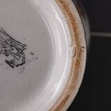 Gien earthenware vase with handles