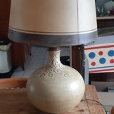 Lampe en grés vintage des années 60