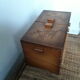 Boite à couture en bois vintage