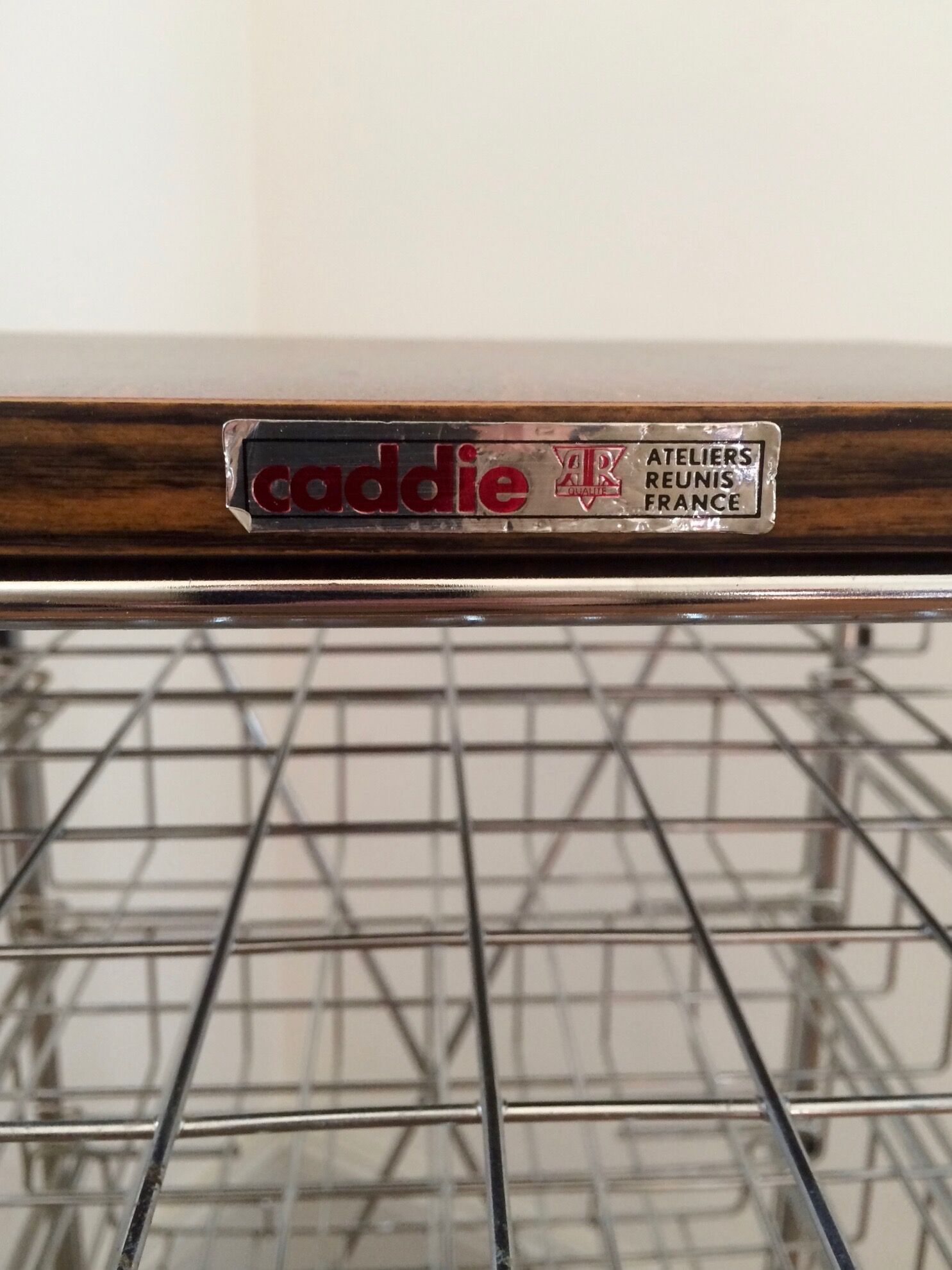 Metal trolley, brand shopping cart