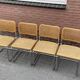 Ensemble de 4 Chaises vintage modèle Cesca B32 en chrome et bois