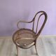Thonet armchair in wood and cane, 1900