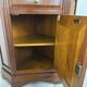 French vintage corner cabinet in solid wood by Ernest Ménard.