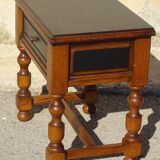 Small rustic bedside table