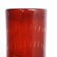 Orange vintage glass vase