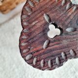 Wooden tripod stool - brutalist chalet look
