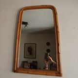 Vintage bamboo mirror 49x81cm