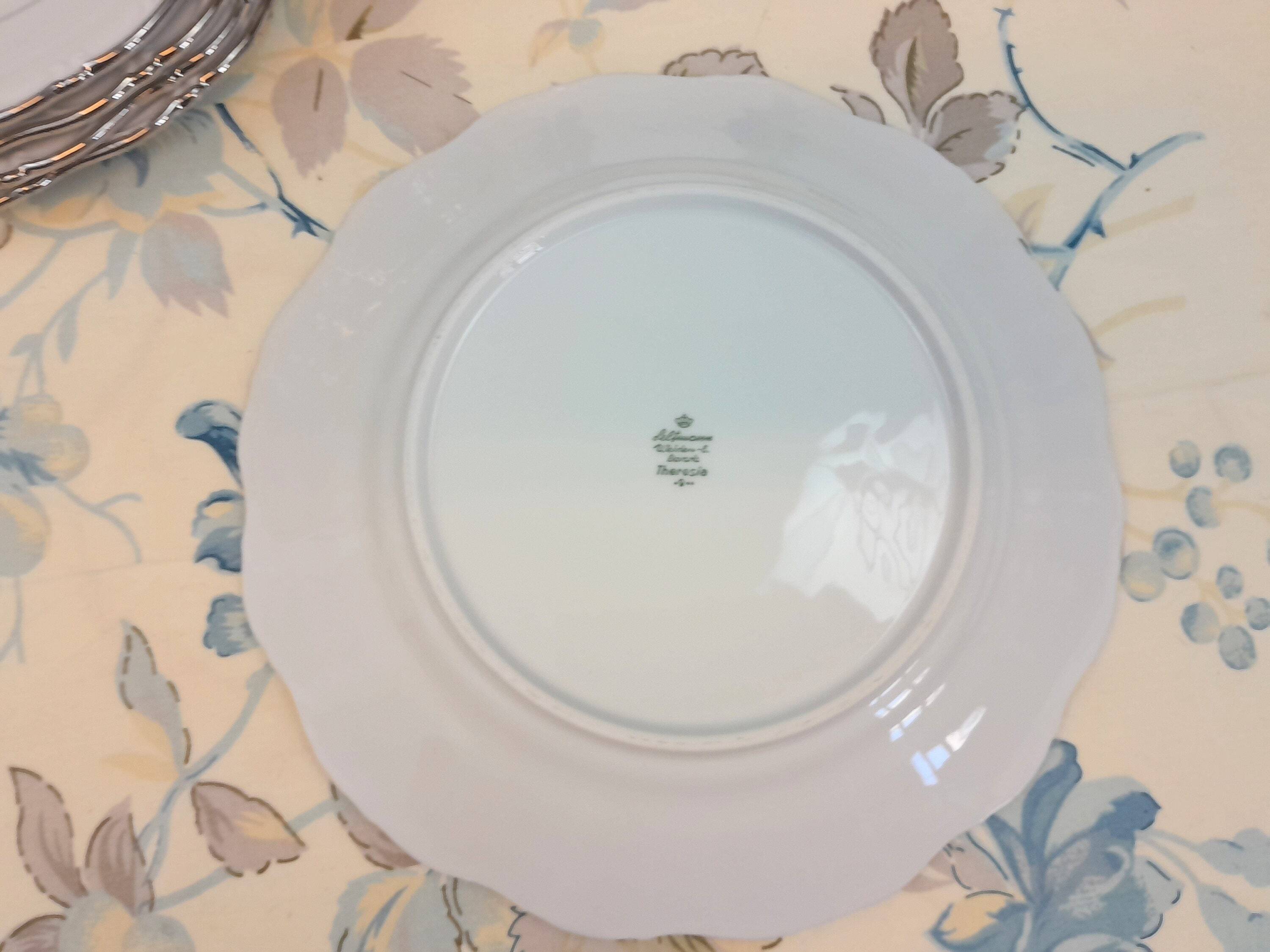 6 Seltmann Weiden Bavaria dinner plates Theresia model