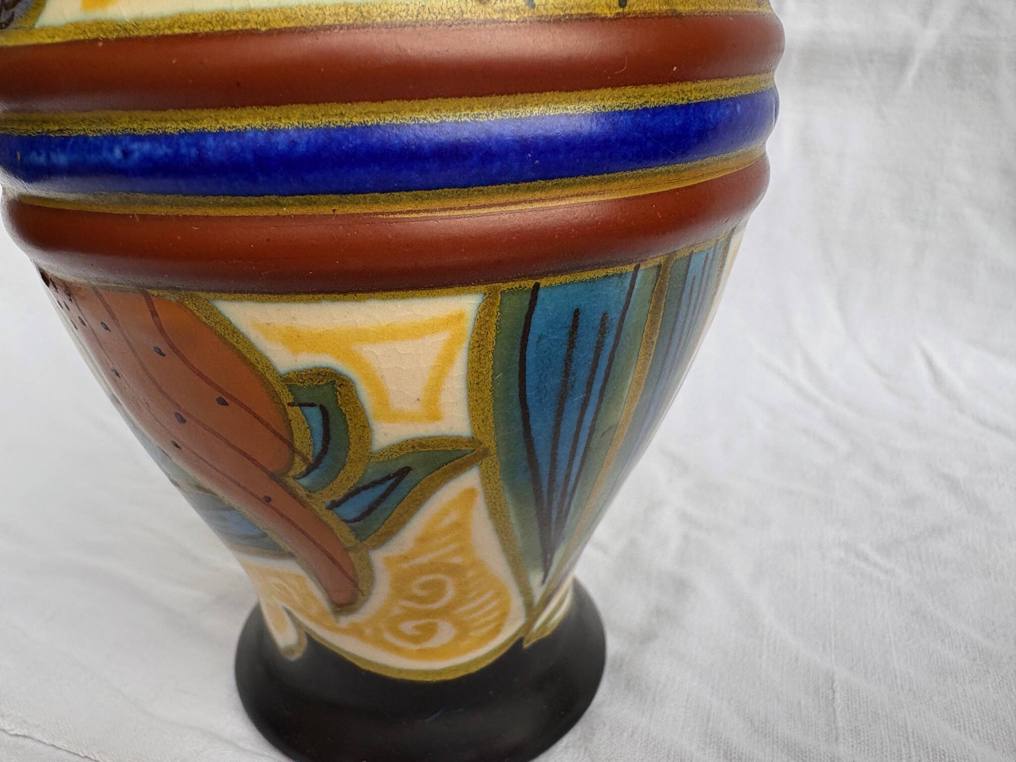 Vintage Dutch "Medica" Vase — Plazuid Gouda, 1930s-1950s