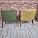 Fauteuil de milieu de siècle restauré type 366 par j. chierowski - jaune années 1960