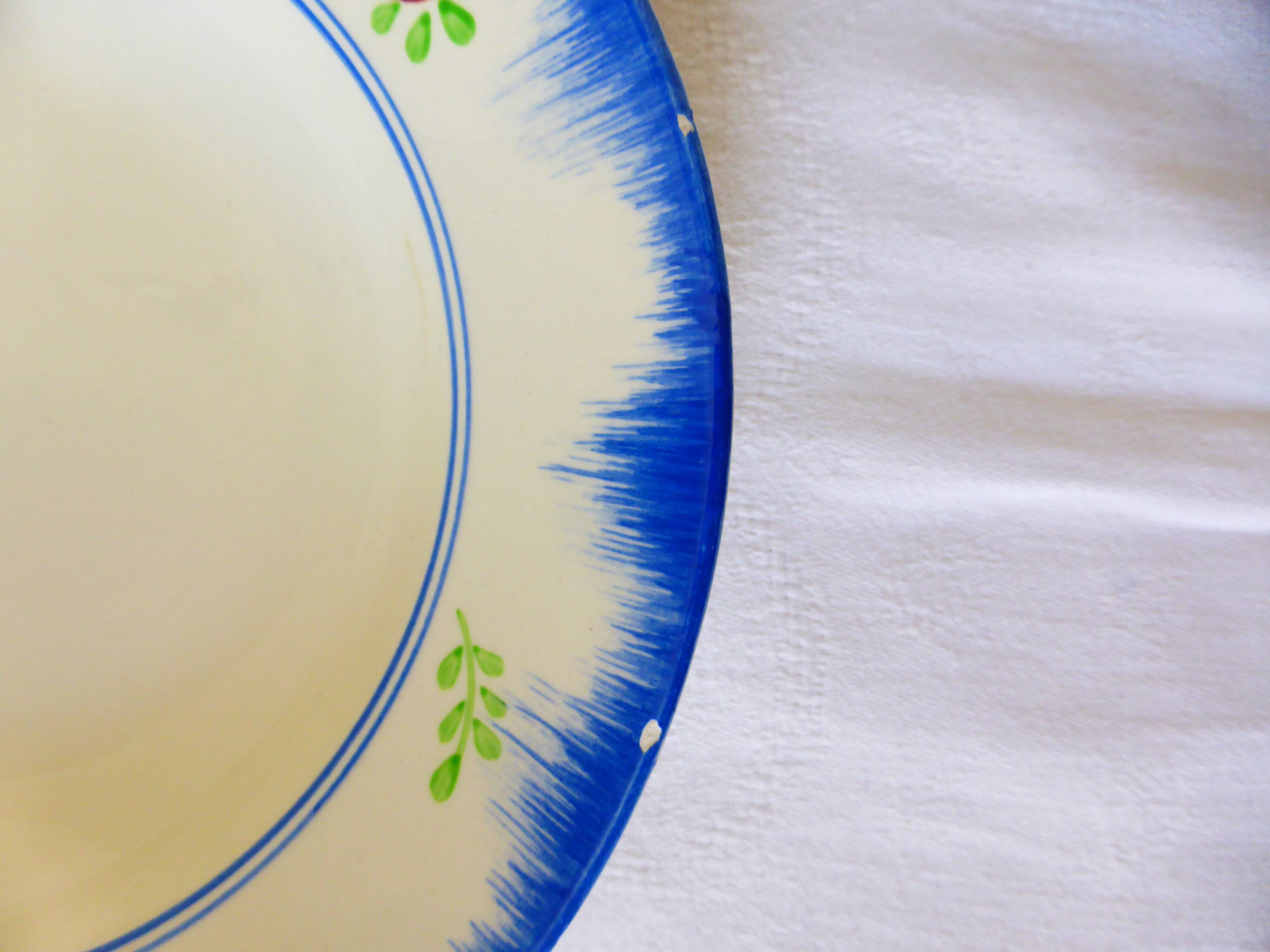 4 deep plates from Gien model Bagatelle 210746