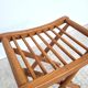 Stool or luggage rack / Vintage wooden suitcase rest