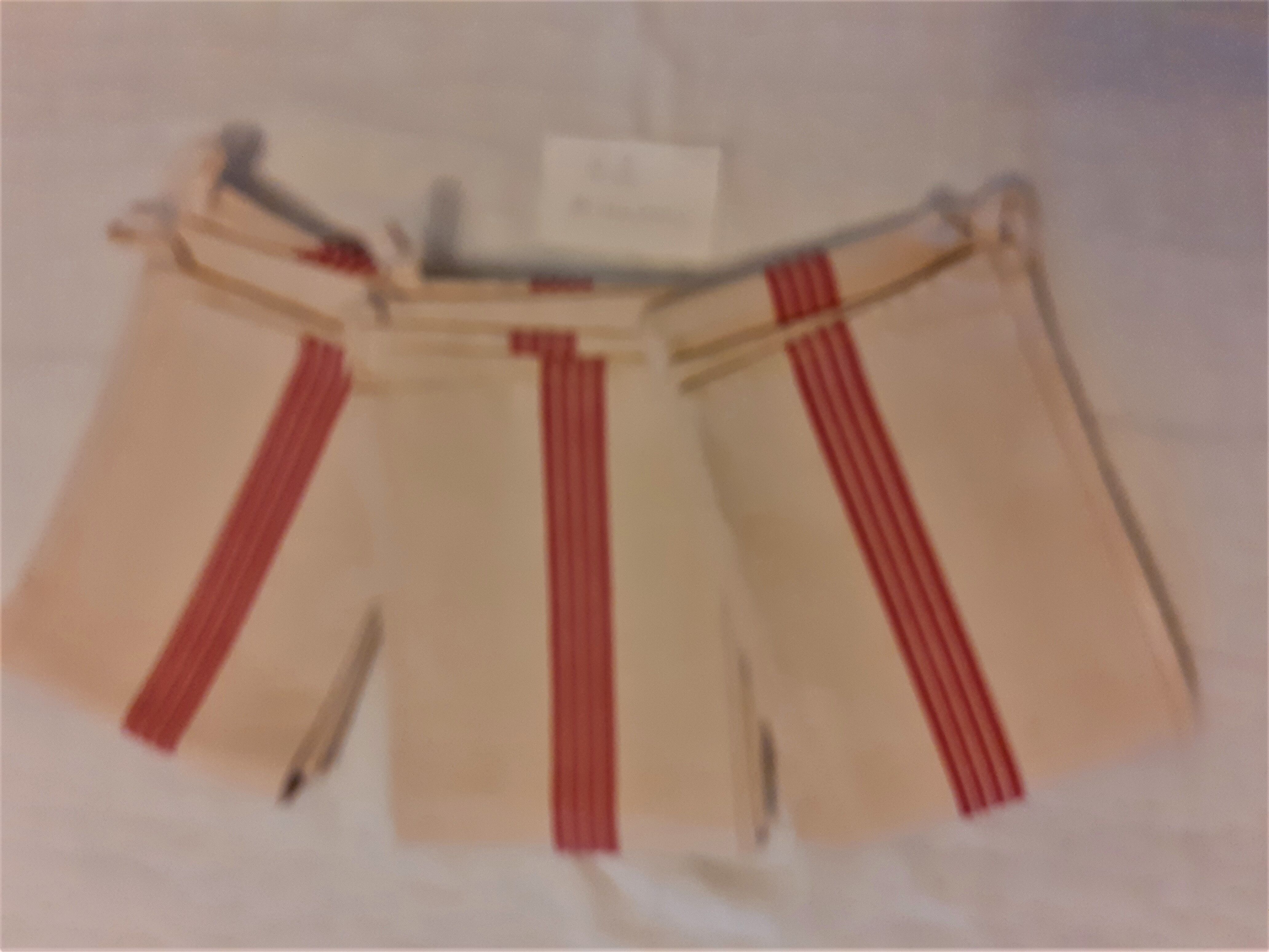 3 old tea towels canvas blue mestizo large size l2