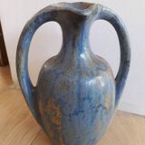 Vase Art Nouveau en céramique & grès flammé Pierrefonds