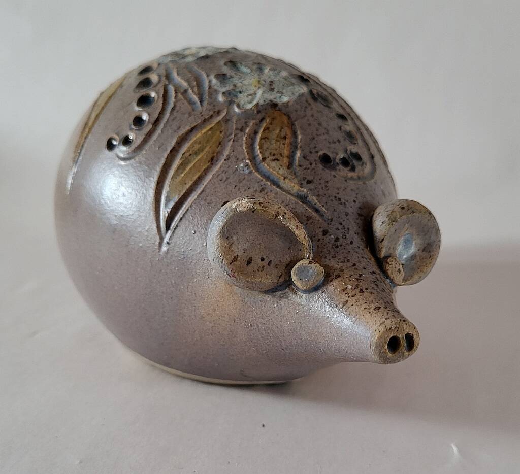 Scandinavian Studio Pottery Ceramic Mouse Signed