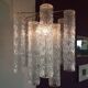 Murano glass chandelier "Tronchi" style 60's Venini style