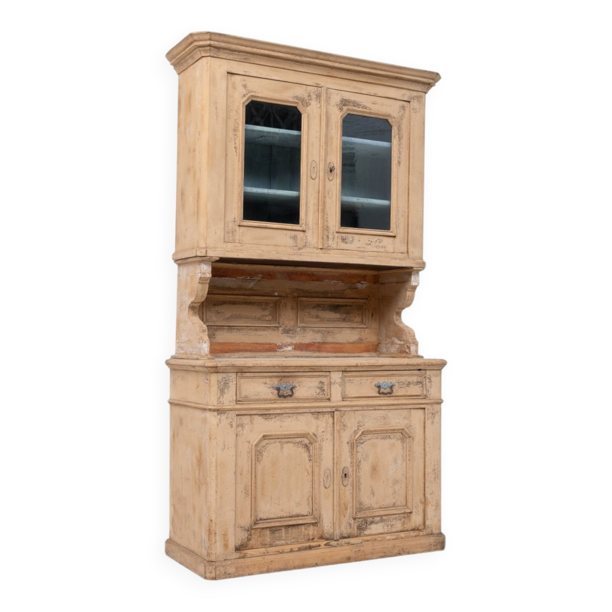 Antique French Two-Part Buffet, 1880