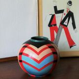 Peruvian vase of the 60s in painted ceramic
