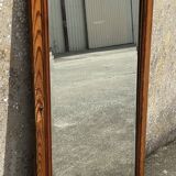 Large vintage cabinet door mirror, 40s/50s