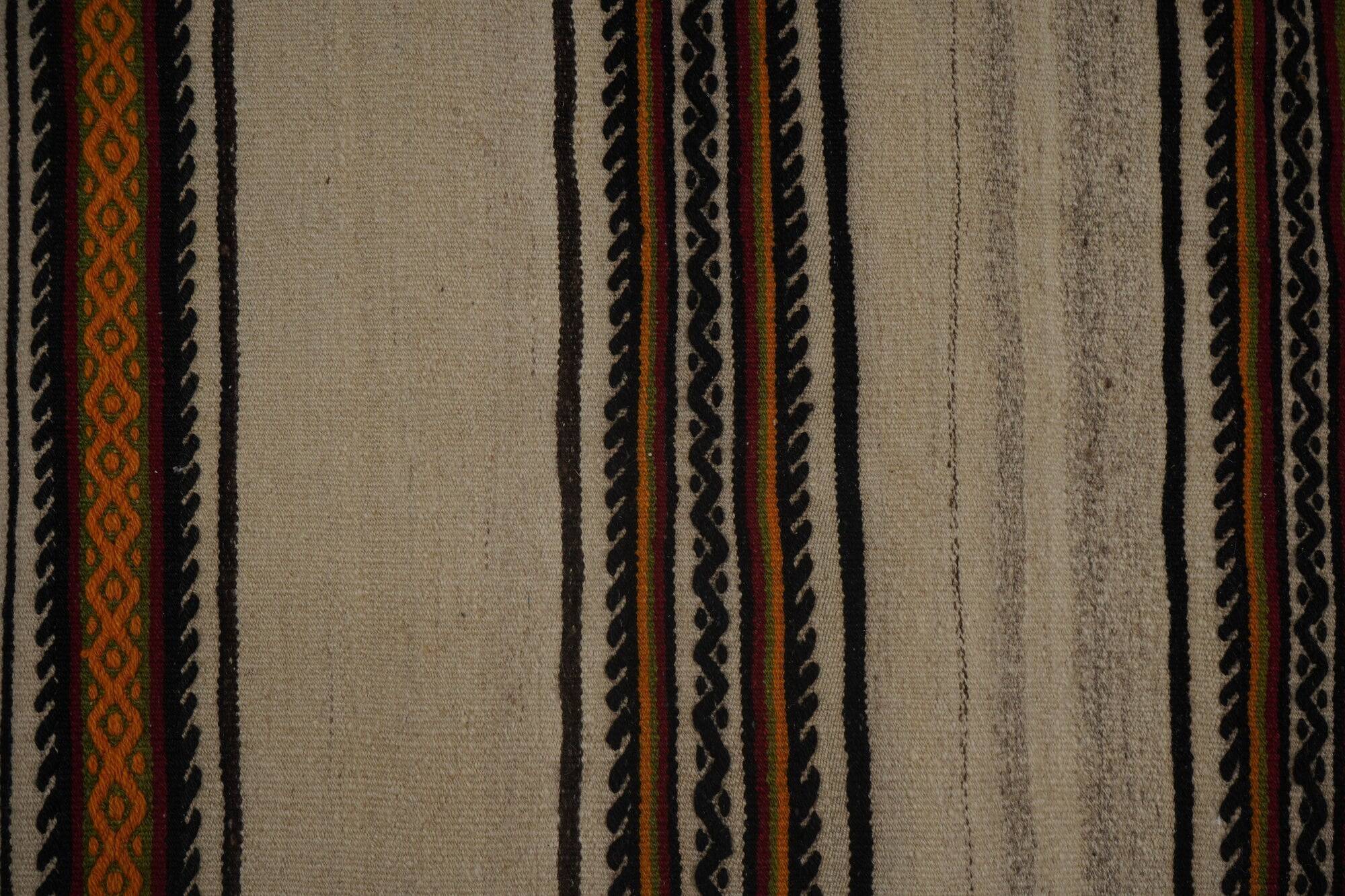 Vintage Turkish kilim handwoven 238x336 cm