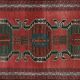 Vintage handmade Turkish rug 120x199 cm