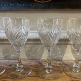 Beautiful lot of crystal glasses from Saint Louis