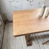 2m elm monastery table