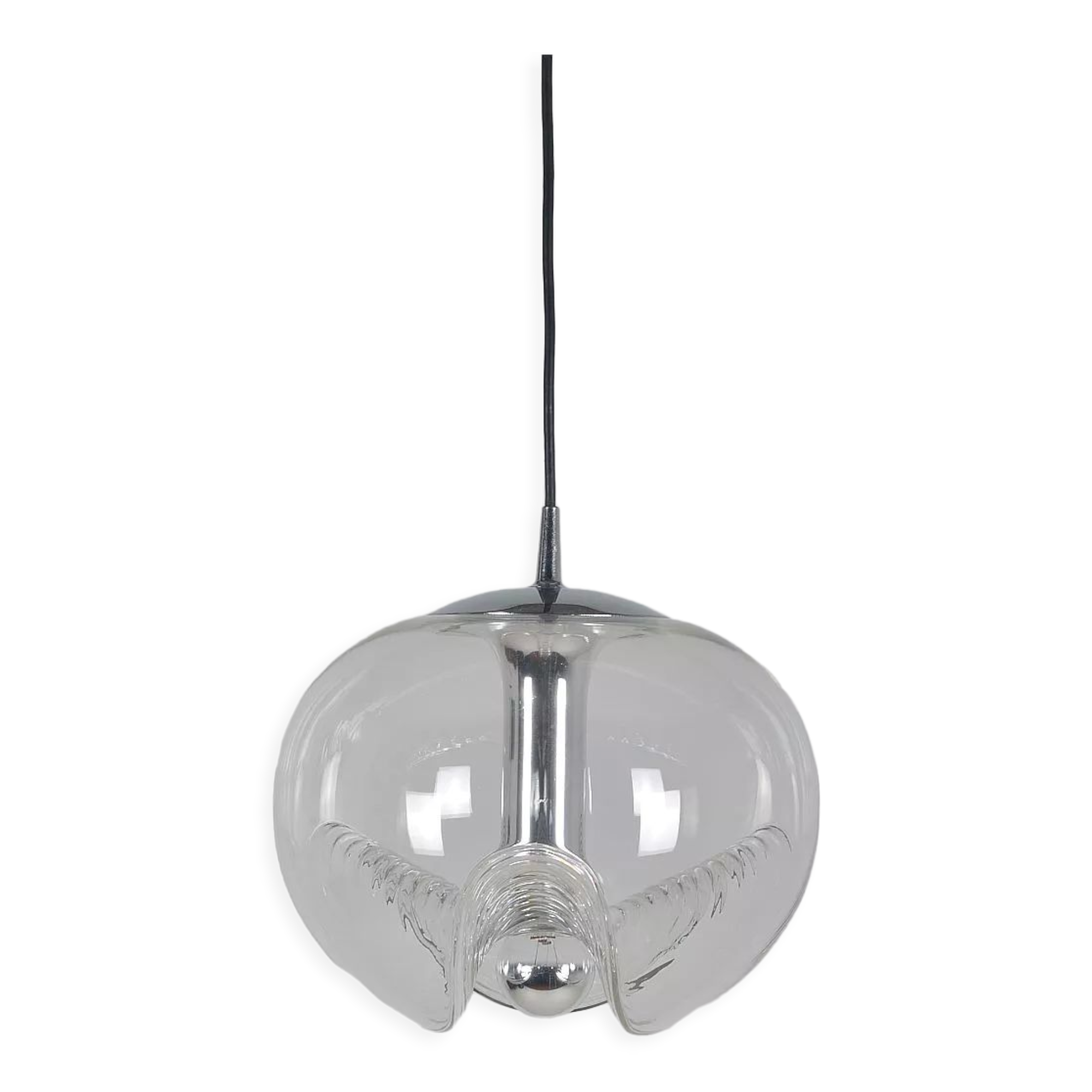 Peill & Putzler 'Futura' or 'Wave' pendant lamp, 1974