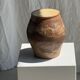 Large oval stoneware lidded pot H24