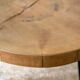 Table tripode en bois vintage