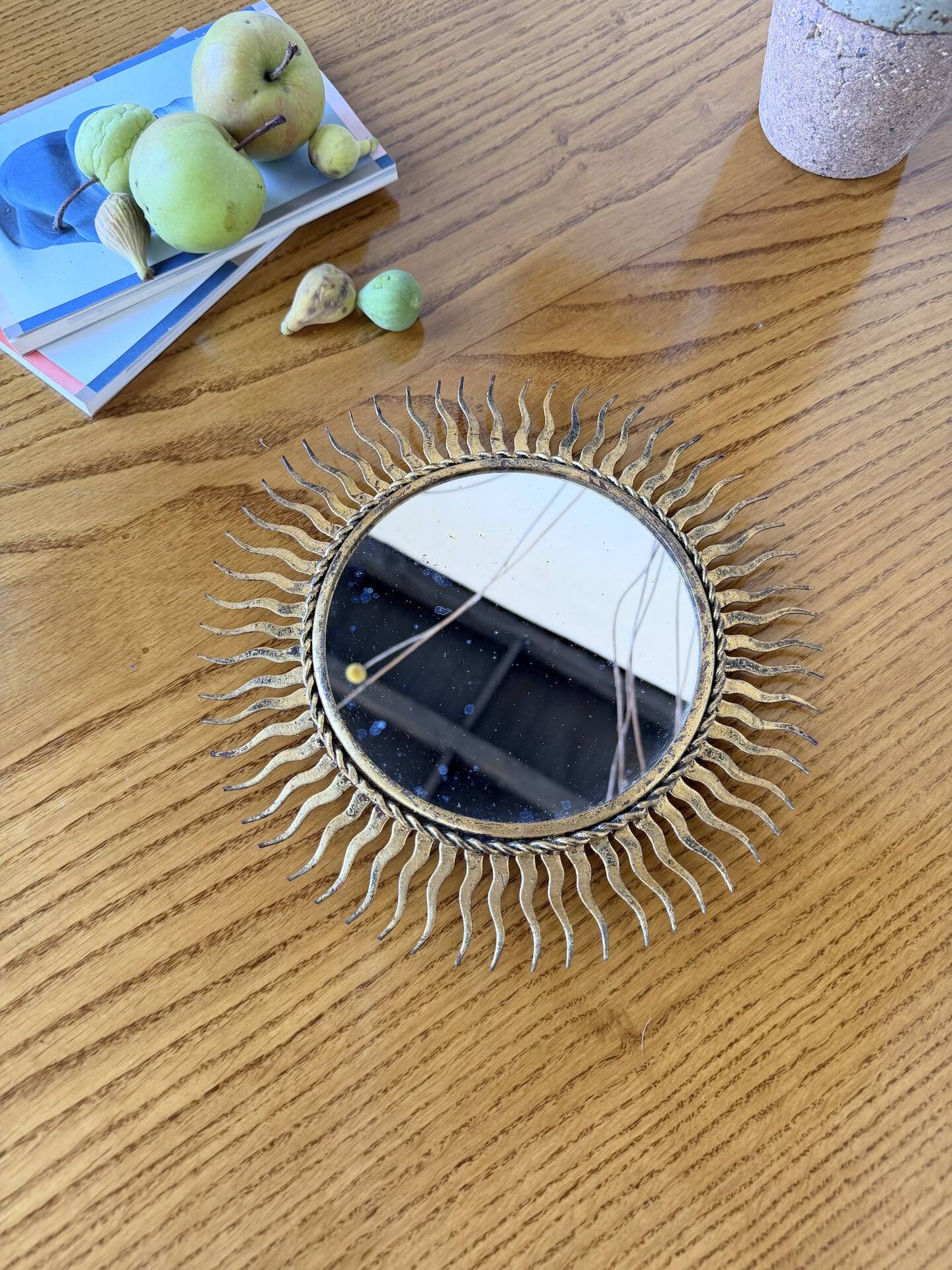 Sun mirror or patinated XS