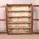 Old art deco showcase in Burmese teak patina original interior swine