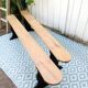 Pair of large wooden benches