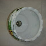 Hand-painted opaline lampshade